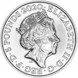 2020 Elton John - Music Legends B.U. £5 Coin obverse