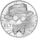 2020 Elton John - Music Legends B.U. £5 Coin