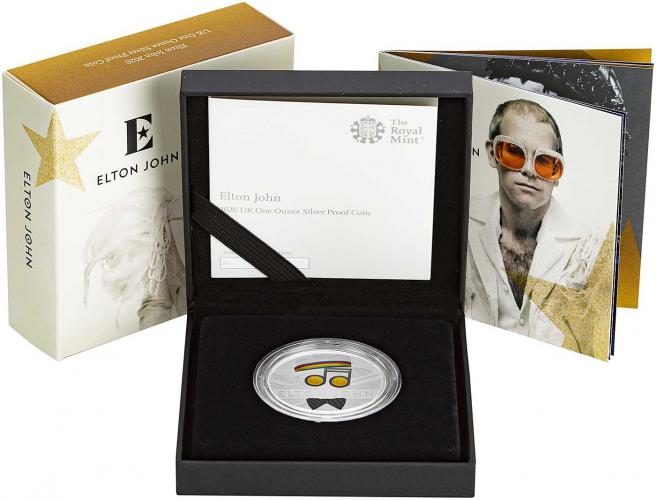 2020 Elton John Music Legends 1oz Silver Proof Coin | Chards