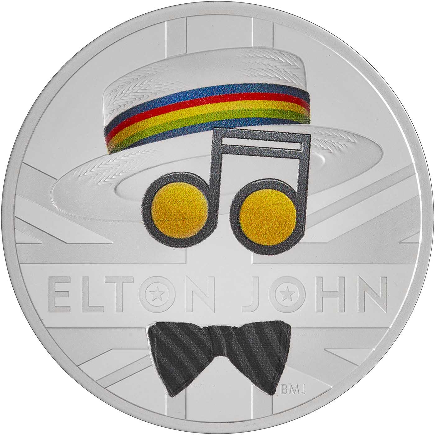 ELTON JOHN MUSIC LEGENDS UK £5 記念コイン2020 Great Britain UK 2020 £5 ELTON JOHN MUSIC LEGENDS BU Coin