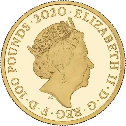 2020 Elton John - Music Legends 1 oz Gold Proof Coin obverse