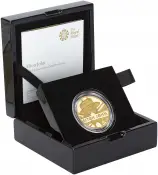 2020 Elton John - Music Legends 1 oz Gold Proof Coin side view