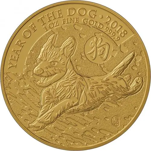 1 oz Best Value CGT Exempt Gold Coin - Secondary Market Year of the Dog