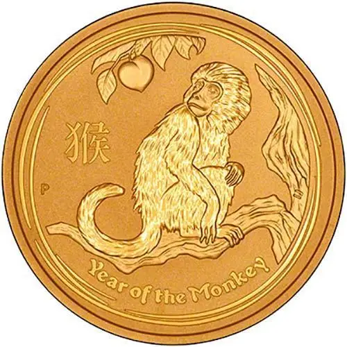 1 oz Gold Coin Perth Mint Lunar Bullion - Secondary Market Monkey