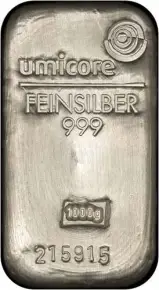 1 Kg Silver Bar Our Choice - New Umicore