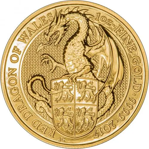 1 oz Gold Queen's Beasts Bullion Coins - Minty Dragon