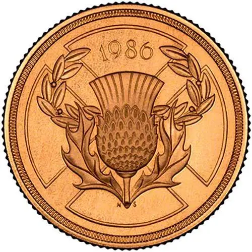 1986 Whole Coin Set Sovereign - 3 Coins Gold Proof 20655