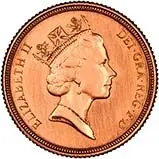 1986 Whole Coin Set Sovereign - 3 Coins Gold Proof 20657