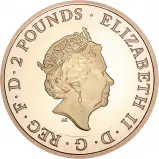 2020 75th Anniversary of VE Day Gold Proof £2 Coin Obverse
