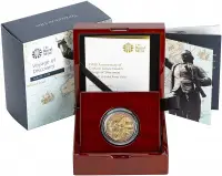 2020 250th Anniversary the Voyage of Captain James Cook Gold Proof £2 Coin in box