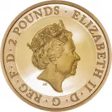 2020 250th Anniversary the Voyage of Captain James Cook Gold Proof £2 Coin obv
