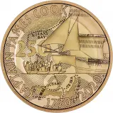 2020 250th Anniversary the Voyage of Captain James Cook Gold Proof £2 Coin