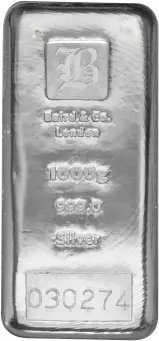 Silver 1 Kg Bar Baird Cast - New