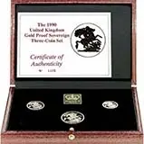 1990 Gold Proof Sovereign 3-Coin Set