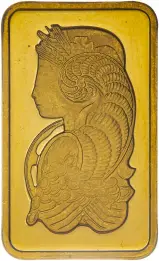 PAMP Suisse 10g Fortuna Minted Gold Bullion Bar Loose - Pre-Owned