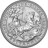 1999 1 oz Silver Coin Britannia Bullion