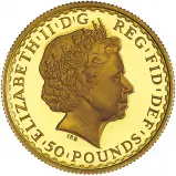 2004 0.5 oz Britannia Gold Proof Coin - In Capsule obverse