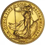 1987 Gold 0.25 oz Britannia Bullion Coin