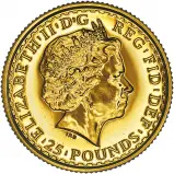2008 Gold 0.25oz Britannia Bullion Coin obverse