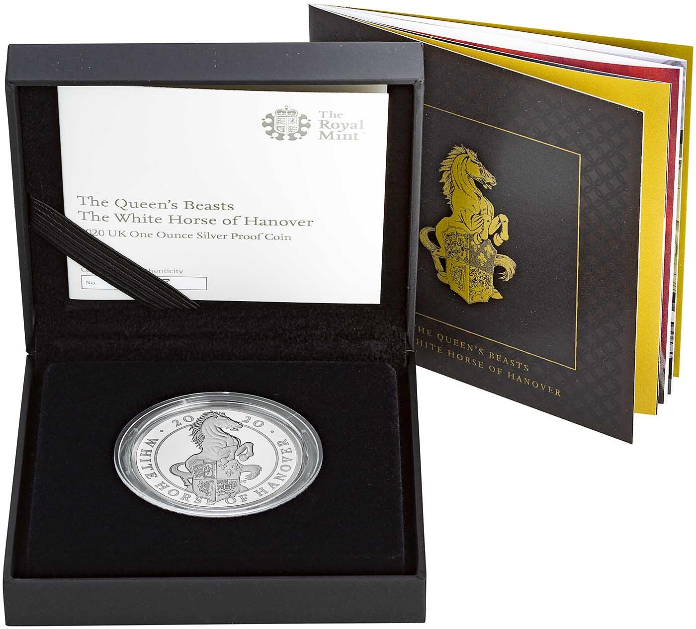 2020 Horse of Hanover Silver Proof Queen's Beasts | Chards