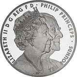 2017 5 oz Silver Coin Proof Platinum Wedding 21789