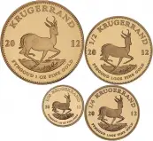 2012 Prestige Krugerrand Gold Proof 4-Coin Set