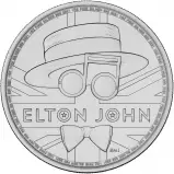 2021 Elton John - Music Legends 1 oz Silver Bullion Coin