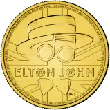 2021 Elton John - Music Legends 1 oz Gold Bullion Coin