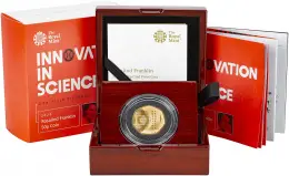 2020 Rosalind Franklin Gold Proof 50 Pence Coin