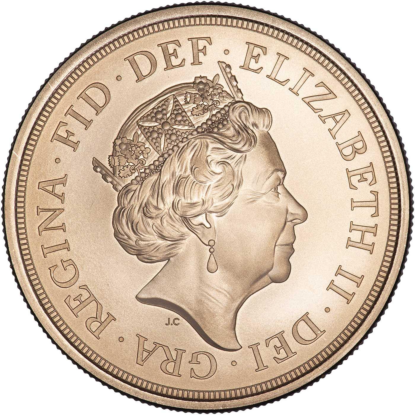 2020 Quintuple Sovereign Gold Coin Chards £2,395.00