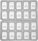 1 oz Silver Bar Suisse Gold Year of the Dragon - Pre-Owned Sheet