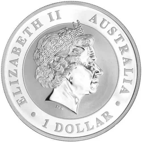 2012 1 oz Silver Koala 'Berlin Bear' Privy Mark Perth Mint Bullion Coin - Pre-owned obverse