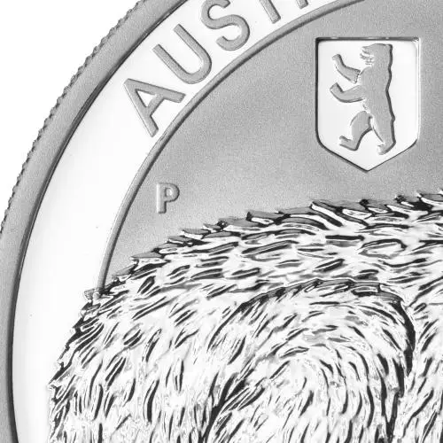 2012 1 oz Silver Koala 'Berlin Bear' Privy Mark Perth Mint Bullion Coin - Pre-owned priv