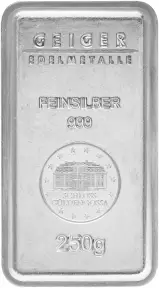 250g Silver Bar Geiger - Pre-Owned