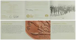 2020 75th Anniversary of the End of the Second World War Strike-on-the-Day Gold Sovereign cert