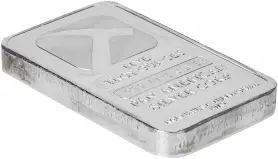 Pan american Silver Bullion Ungraded 5 Ounce Best Value  Bar Single Pre-Owned Northwest Territorial Mint obverse side view