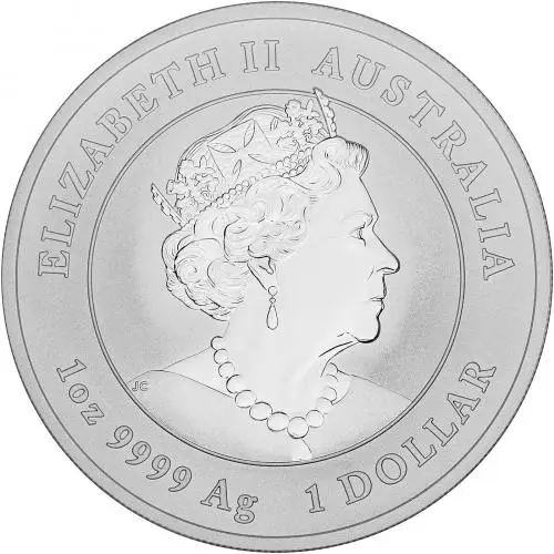 2021 Year of the Ox Perth Mint Lunar 1 oz Silver Bullion Coin obverse