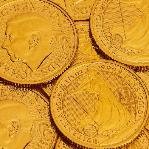 Gold Britannia 0.25 oz Coin Best Value Pre-Owned crop