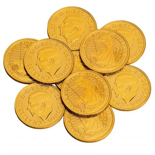 Gold Britannia 0.25 oz Coin Best Value Pre-Owned