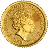 Gold Britannia 0.1 oz Coin Best Value Pre-Owned obverse