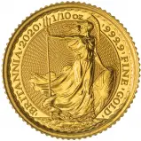 Gold Britannia 0.1 oz Coin Best Value Pre-Owned