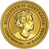 PHYSICAL BIN Gold Bullion 0.1 Ounce Lunar Best Value  Coin Single Secondary Market United Kingdom obverse