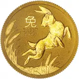 Gold Bullion 0.1 Ounce Lunar Best Value Secondary Market Coin