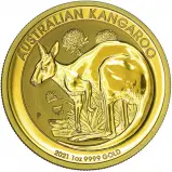 2021 Gold 1 oz Kangaroo Nugget $100 Perth Mint Bullion Coin