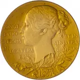1897 Gold Victoria Diamond Jubilee  Medallion With Box United Kingdom The Royal Mint reverse