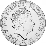 2019 Britannia Oriental Border 1 oz Silver Bullion Coin obverse