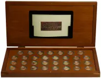 2006 Elizabeth II 80th Birthday Sovereign Collection - 31 Coin Set