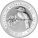 2000 Silver Bullion 2 Ounce Kookaburra Coin - Perth Mint