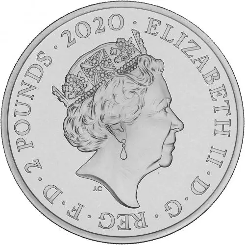 2020 James Bond 007 'Wet Nellie' Submarine 1 oz Silver Proof Coin obverse