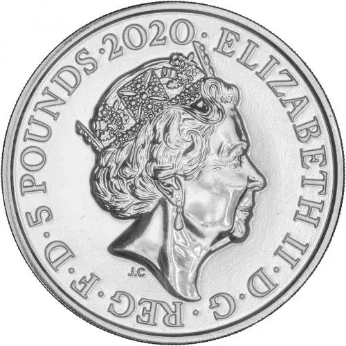 2020 James Bond 007 'Wet Nellie' Submarine BU £5 Coin obverse